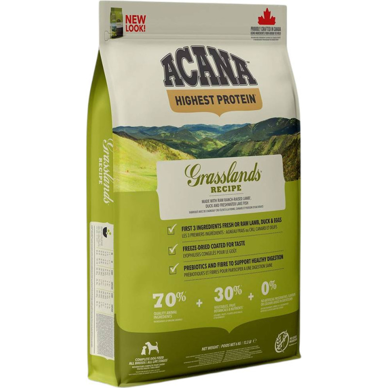 Acana Grasslands, 6 kg, Sucha karma dla psa