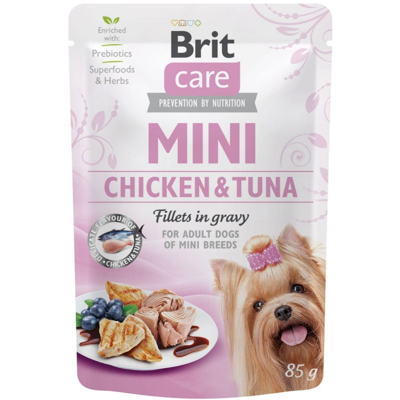 BRIT CARE MINI POUCH CHICKEN&TUNA 85g