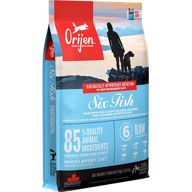 Orijen, Six Fish, Dog 6 kg
