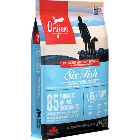 Orijen, Six Fish, Dog 6 kg