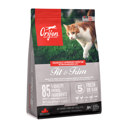 Orijen, Fit & Trim Cat, 1.8kg, sucha karma dla kotów z nadwagą