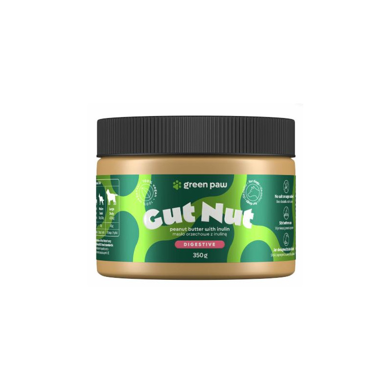 Green Paw, Gut Nut, Masło dla psów, 350 g