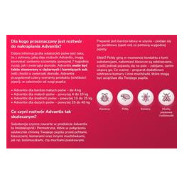 Advantix spot-on, pies poniżej 4 kg 1 pipetka 0,4ml