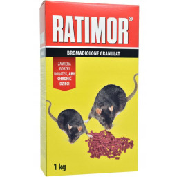 Ratimor Granulat Czerwony Bromadiolone 1 kg
