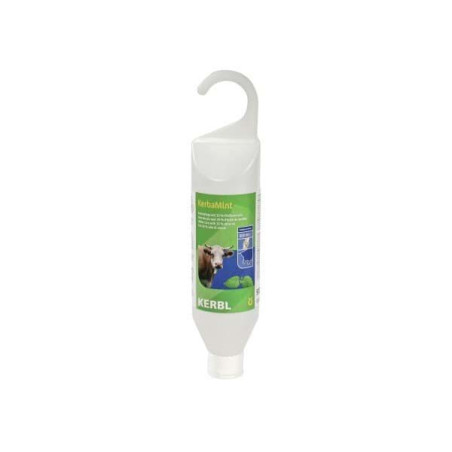 Kerbl, Balsam do wymion z olejkiem z mięty pieprzowej KerbaMint 35, 500 ml, z hakiem