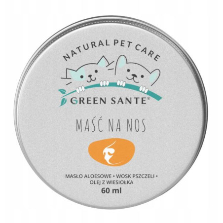 JM Sante, Green Sante, naturalna maść ochronna na nos dla psa i kota,  60ml