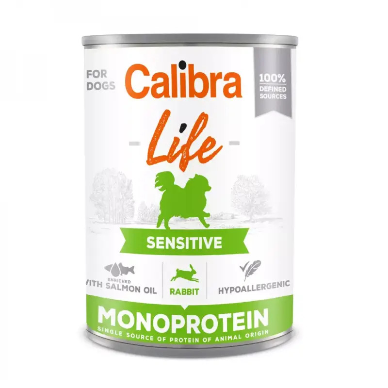 Calibra life, monobiałkowa, królik, pies, puszka 400 g