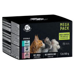 Pet Republic, saszetki dla kotów sterylizowanych, 12x100 g