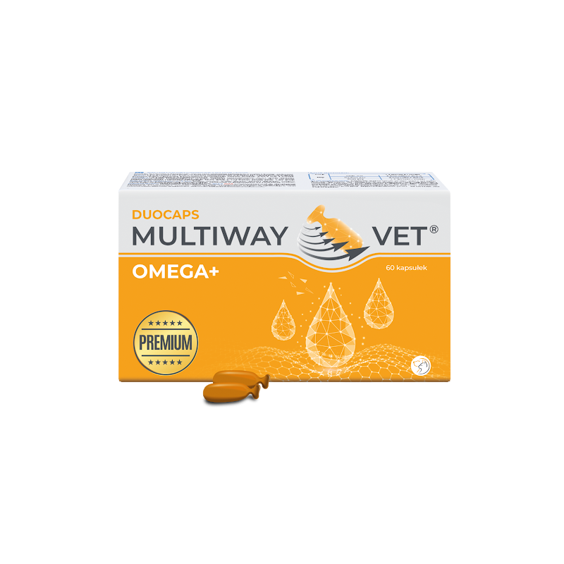 JM Sante MULTIWAY VET DUOCAPS OMEGA+, suplement dla psa i kota, 60 kapsułek