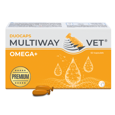 JM Sante MULTIWAY VET DUOCAPS OMEGA+, suplement dla psa i kota, 60 kapsułek
