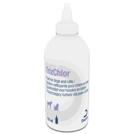 Dechra, Trizchlor flush, pies i kot, 118 ml
