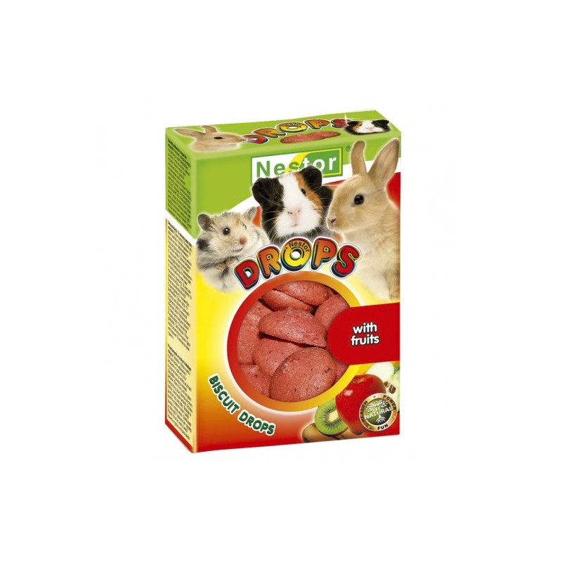 Nestro, dropsy dla gryzoni, owocowe 35g