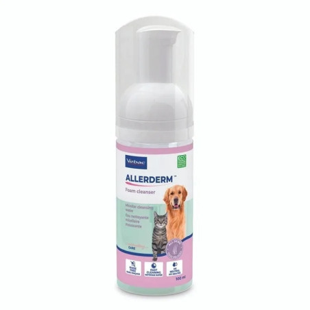 VIRBAC Allerderm Pianka oczyszczająca, pies i kot, 100ml