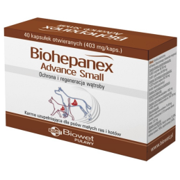 BIOWET BIOHEPANEX ADVANCE SMALL 40 kapsułek