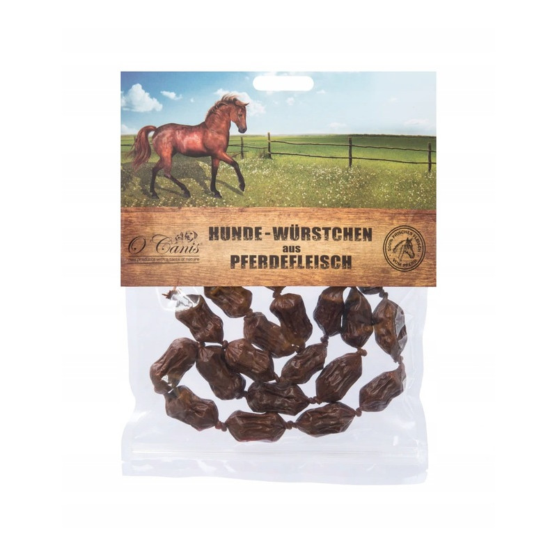 O'Canis Mini kiełbaski dla psa z koniny 100g