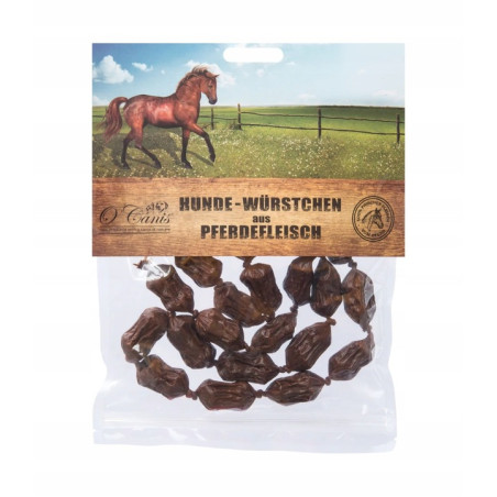 O'Canis Mini kiełbaski dla psa z koniny 100g