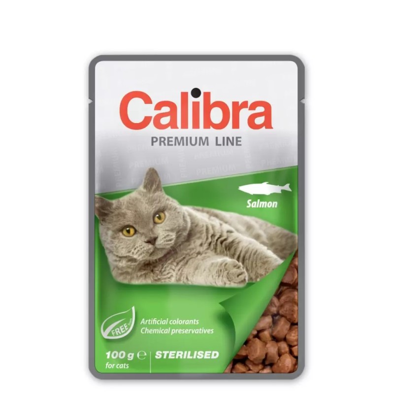 Calibra, Premium Line, łosoś, sasetka 100 g