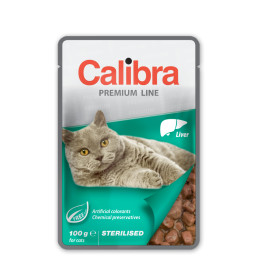 Calibra, Premium Line, wątróbka, sasetka 100 g
