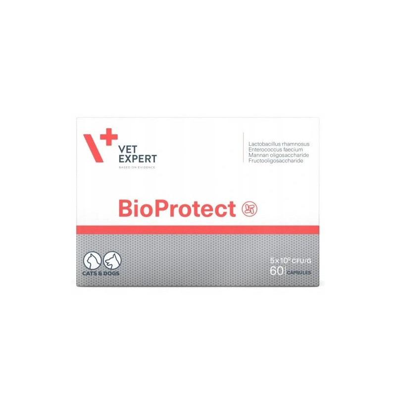 Vetexpert, Bioprotect, probiotyk dla psów i kotów, 60 tabletek