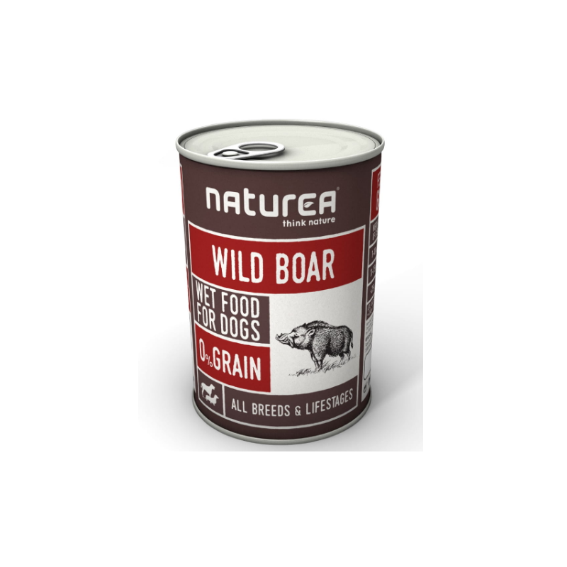 Mokra karma Naturea z dziczyzną, dla psów i szczeniąt, 400 g