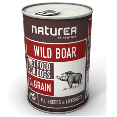 Mokra karma Naturea z dziczyzną, dla psów i szczeniąt, 400 g