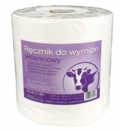 Włókninowy ręcznik do wymion, niepylący, 60 g/m2, 1800 g, 26 x 25 cm, Can Agri