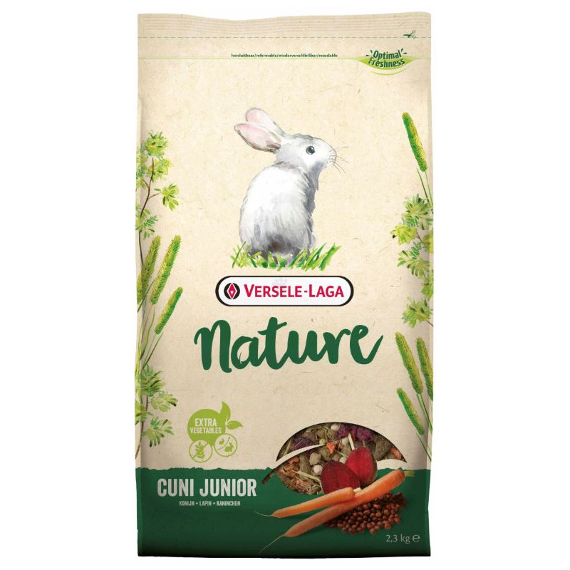 VERSELE LAGA Cuni Junior Nature, pokarm dla królików miniaturowych, 2,3 kg