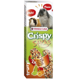 VERSELE LAGA Crispy Sticks, Kolba owocowa dla królika i świnki morskiej, 2 szt
