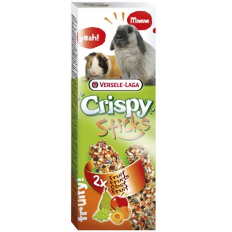 VERSELE LAGA Crispy Sticks, Kolba owocowa dla królika i świnki morskiej, 2 szt