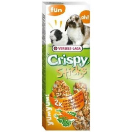 VERSELE LAGA Crispy Sticks, Kolba marchewka&pietruszka dla królika i świnki morskiej, 2 szt