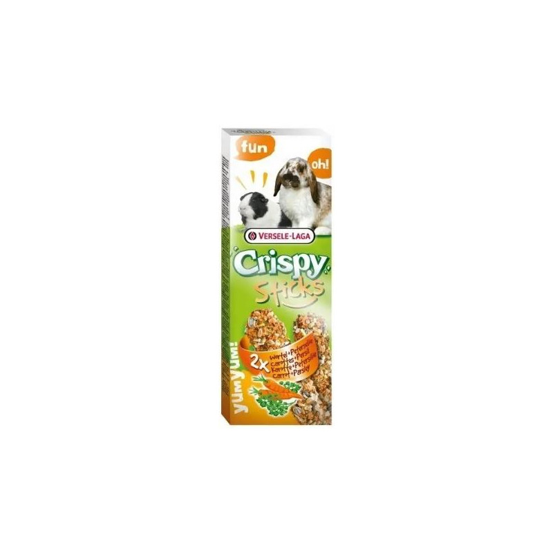 VERSELE LAGA Crispy Sticks, Kolba marchewka&pietruszka dla królika i świnki morskiej, 2 szt