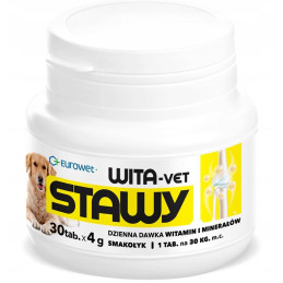 Eurowet, Wita-Vet, stawy, tabletki, 4 g