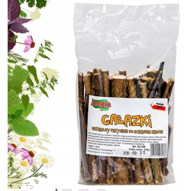 Alegia, Gałązki dla gryzoni, 100 g