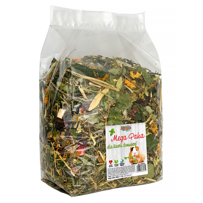 Alegia, Natural, Mega Paka dla kawii domowej , 650 g