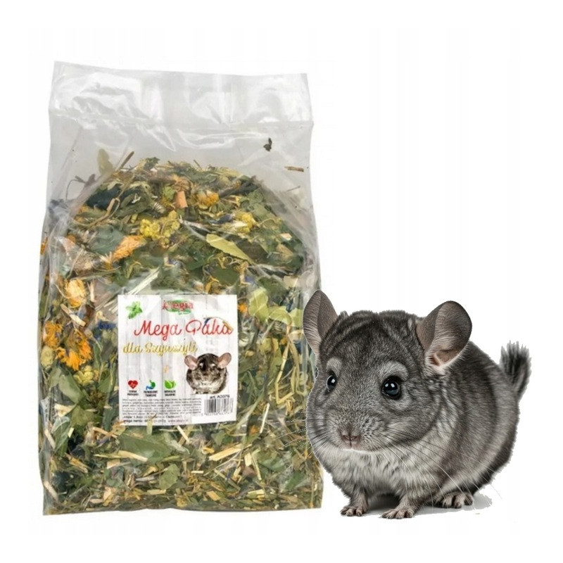 Alegia, Natural, Mega Paka dla Szynszyli, 650 g