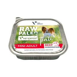 Raw Paleo Pate mini adult beef alu tray 150g