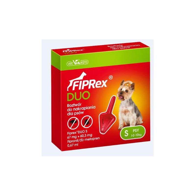 Vet Agro, Fiprex duo S, 2-10 kg