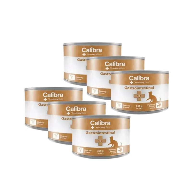 Calibra VD, kot, Gastrointestinal, 6 x 200 g