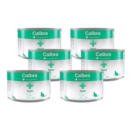 Calibra VD Renal, Mokra karma dla kota, 6 x 200 g