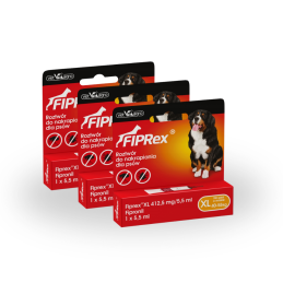 3 x Vet Agro, Fiprex XL, pies, 5,5 ml