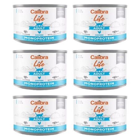 Calibra life, kot, kurczak, 6 x 200 g