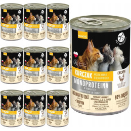 Pet Republic, karma koty sterylizowane, kurczak, 10 x 400 g
