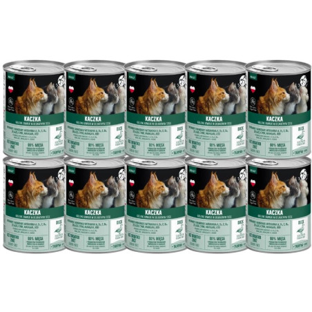 PetRepublic, kot, kawałki w sosie z kaczką 10 x 400 g