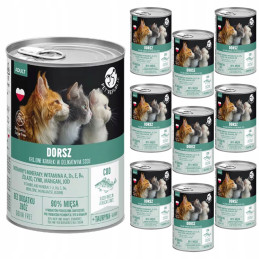Pet Republic, kot, Kawałki w sosie z dorszem, 10 x 400 g