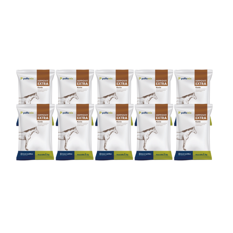 Polfamix, Hippovit, witaminy dla koni, 10 x 1 kg