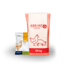 Kiervet, Pasza Nioska Granulowana, 20 kg + Polfamix A+Z, 1 kg