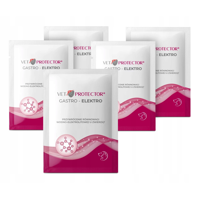 Vet Protector, Gastro elektro, 5 x 3 g