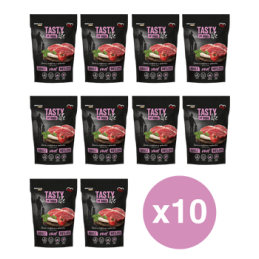 Biofeed, Tasty Dog Life Cielęcina, Saszetka, 10 x 500 g