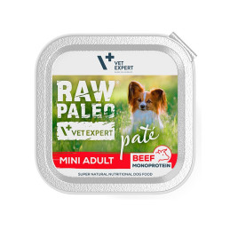 Raw Paleo Pate mini adult beef alu tray 150g