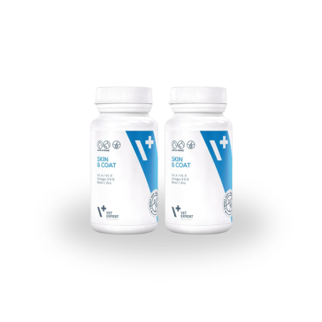 Vet Expert, Skin & Coat, 2 x 30 kaps ZESTAW